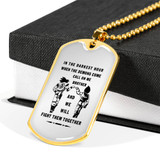 Personalized My Brother Dog Tag Necklace Chain - Inspirational To My Brother, Best Gifts For Your Brother, Idea Gift, Birthday, Christmas Gift For Brother ndbo27