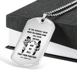 Personalized My Brother Dog Tag Necklace Chain - Inspirational To My Brother, Best Gifts For Your Brother, Idea Gift, Birthday, Christmas Gift For Brother ndbo27
