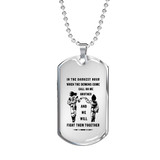 Personalized My Brother Dog Tag Necklace Chain - Inspirational To My Brother, Best Gifts For Your Brother, Idea Gift, Birthday, Christmas Gift For Brother ndbo27