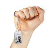 Personalized My Brother Dog Tag Necklace Chain - Inspirational To My Brother, Best Gifts For Your Brother, Idea Gift, Birthday, Christmas Gift For Brother ndbo10