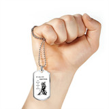 Personalized My Brother Dog Tag Necklace Chain - Inspirational To My Brother, Best Gifts For Your Brother, Idea Gift, Birthday, Christmas Gift For Brother ndbo6