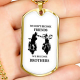Personalized My Brother Dog Tag Necklace Chain - Inspirational To My Brother, Best Gifts For Your Brother, Idea Gift, Birthday, Christmas Gift For Brother ndbo4