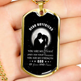 Boyfriend Dog Tag, To My Boyfriend From Girlfriend Dog Tag, Boyfriend Dog Tags Idea, Gift For Boyfriend, Birthday Gift, Christmas Gift, Valentine Gift For Boyfriend ndbf138