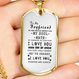 Boyfriend Dog Tag, To My Boyfriend From Girlfriend Dog Tag, Boyfriend Dog Tags Idea, Gift For Boyfriend, Birthday Gift, Christmas Gift, Valentine Gift For Boyfriend ndbf139