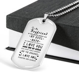Boyfriend Dog Tag, To My Boyfriend From Girlfriend Dog Tag, Boyfriend Dog Tags Idea, Gift For Boyfriend, Birthday Gift, Christmas Gift, Valentine Gift For Boyfriend ndbf139