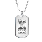 Boyfriend Dog Tag, To My Boyfriend From Girlfriend Dog Tag, Boyfriend Dog Tags Idea, Gift For Boyfriend, Birthday Gift, Christmas Gift, Valentine Gift For Boyfriend ndbf139