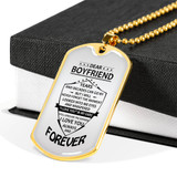 Boyfriend Dog Tag, To My Boyfriend From Girlfriend Dog Tag, Boyfriend Dog Tags Idea, Gift For Boyfriend, Birthday Gift, Christmas Gift, Valentine Gift For Boyfriend ndbf124