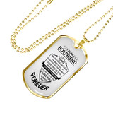 Boyfriend Dog Tag, To My Boyfriend From Girlfriend Dog Tag, Boyfriend Dog Tags Idea, Gift For Boyfriend, Birthday Gift, Christmas Gift, Valentine Gift For Boyfriend ndbf124
