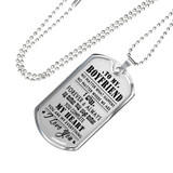 Boyfriend Dog Tag, To My Boyfriend From Girlfriend Dog Tag, Boyfriend Dog Tags Idea, Gift For Boyfriend, Birthday Gift, Christmas Gift, Valentine Gift For Boyfriend ndbf97