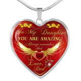 Dad And Daughter, To My Daughter, Gift For Daughter, Heart Charm For Daughter, Birthday Gift For Daughter, To My Love, Best Gift For Daughter, Perfect Gift For Daughter, Anniversary Gift For Daughter, Christmas Gift For Daughter, LvA, briansi1141