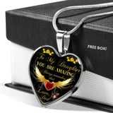 Dad And Daughter, To My Daughter, Gift For Daughter, Heart Charm For Daughter, Birthday Gift For Daughter, To My Love, Best Gift For Daughter, Perfect Gift For Daughter, Anniversary Gift For Daughter, Christmas Gift For Daughter, LvA, briansi1140