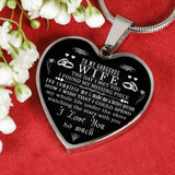 To My Wife Necklace,Special Necklace For Wife,Best Necklace For Wife,Husband And Wife Necklace,Birthday Gift For Wife,Amazing Necklace For Wife, Best Wife Gift,Amazing Gift Necklace For Wife 1220whs