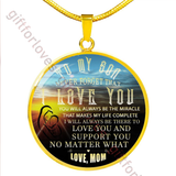 Son necklac ,to my son necklace from mom-birthday gift for son,special necklace for son,necklace idea for son, mother and son necklace, best gift for your son 776smg