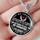Gift For Grandson,Necklace For Grandson From Grandpa,Best Birthday Gift For Grandson,Grandpa And Grandson Necklace,Best Gift Idea For Grandson From Grandfather 1149grsps