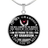 Gift For Grandson,Necklace For Grandson From Grandpa,Best Birthday Gift For Grandson,Grandpa And Grandson Necklace,Best Gift Idea For Grandson From Grandfather 1149grsps