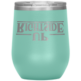Right Side Up Wine Tumbler with Lid [Things Are About To Get Strange!]