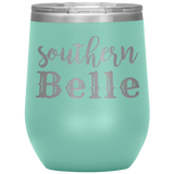 Southern Belle Wine Tumbler with Lid [Must Have For Your Cottagecore Kitchen!]