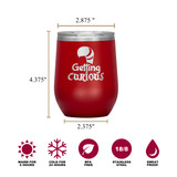 Alice's Getting Curious Wine Tumbler with Lid [We're Going MAD For These!]