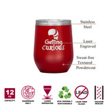 Alice's Getting Curious Wine Tumbler with Lid [We're Going MAD For These!]