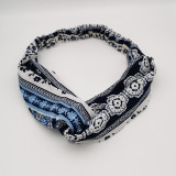 Women Headband Cross Top Knot Elastic Hair Bands Soft Solid Color Girls Hairband Hair Accessories Twisted Knotted Headwrap