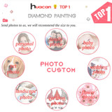 HUACAN Photo Custom Diamond Painting Cross Stitch Full Square Picture of Rhinestone DIY Diamond Mosaic Diamond Embroidery Sale
