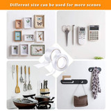 2020 Transparent Velcro Nano Tape Washable and Reusable Double-sided Adhesive Adhesive Universal Hook Tape for Furniture