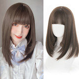 Natural Looking Daily Use Heat Resistant Synthetic Short Bob Wigs for Women