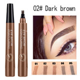Waterproof Natural Eyebrow Pen Four-claw Eye Brow Tint Fork Tip Eyebrow Tattoo Pencil Long Lasting Easy to use Cosmetics TSLM1