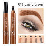Waterproof Natural Eyebrow Pen Four-claw Eye Brow Tint Fork Tip Eyebrow Tattoo Pencil Long Lasting Easy to use Cosmetics TSLM1
