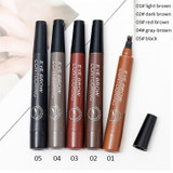 Waterproof Natural Eyebrow Pen Four-claw Eye Brow Tint Fork Tip Eyebrow Tattoo Pencil Long Lasting Easy to use Cosmetics TSLM1