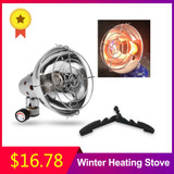 Outdoor Portable Gas Stove Heater  (Silver)