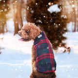 Reversible Fleece Jacket Warm Coat Windproof - Doggy Christmas Gift