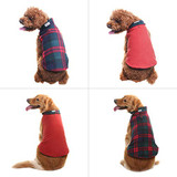Reversible Fleece Jacket Warm Coat Windproof - Doggy Christmas Gift