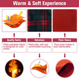 Reversible Fleece Jacket Warm Coat Windproof - Doggy Christmas Gift