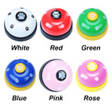Pet Interactive Training Bell with Paw Prints Design