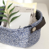 Cotton Woven Fabric Storage Basket