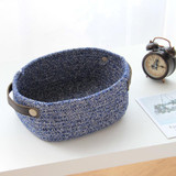Cotton Woven Fabric Storage Basket