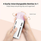4-in-1 Lotion Shampoo Gel Travel Dispenser