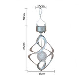 LED Color Changing Solar Wind Chime Light