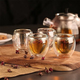 Heat-resistant Double Wall Glass Cup