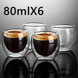 Heat-resistant Double Wall Glass Cup