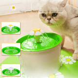 1.6L Flower Style Pet Water Drinking Fountain