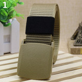Casual Military Grade Polymer Buckle Nylon Belt