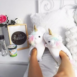 Unicorn Plush Slippers