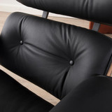 Classic Leather Lounge Chair with ottoman