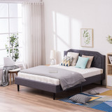 Diamond Upholstered Queen Sized Bed