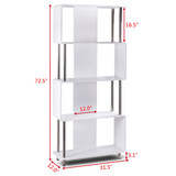 4 Shelf Modern Bookcase