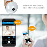 Panoramic Light Bulb and Wifi Surveillance Camera