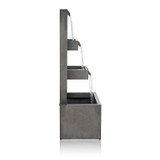 Modern Industrial Metal Waterfall Fountain