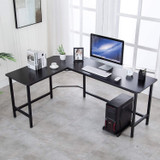 Corner L-Shaped Computer Workstation
